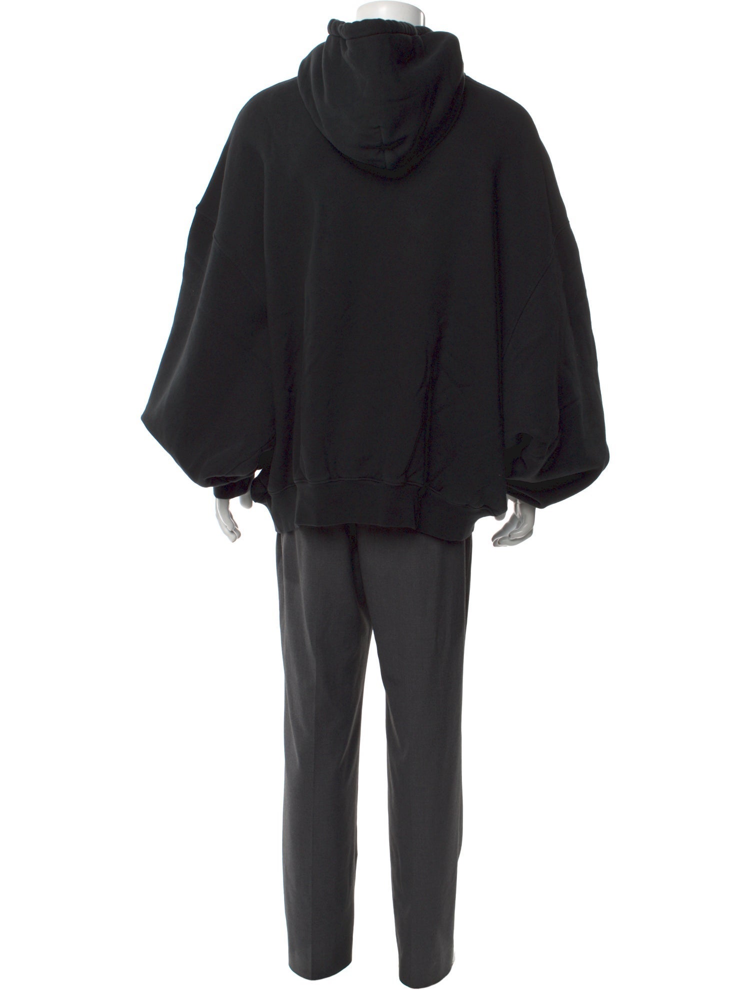 Willy Chavarria Graphic Print V-Neck Hoodie